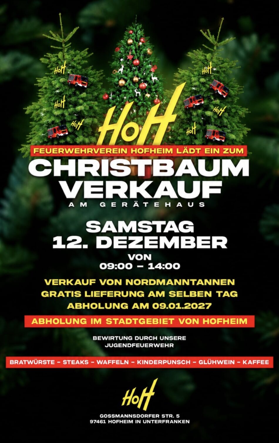 Christbaumverkauf Foto